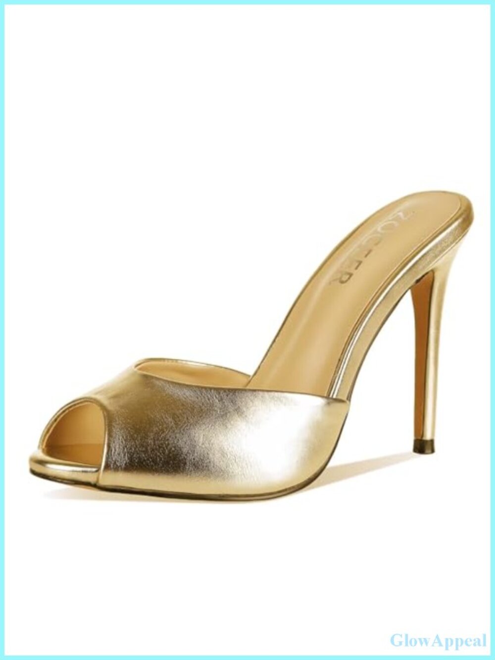 Women's Stiletto High Heel Sandals Peep Toe Mules Slip On Party Shoes